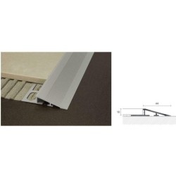 profilo per pavimenti di differente livello argento m.2.7