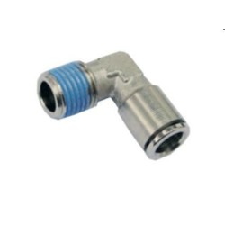gomito fisso maschio da 1/4 per rilsan da 6