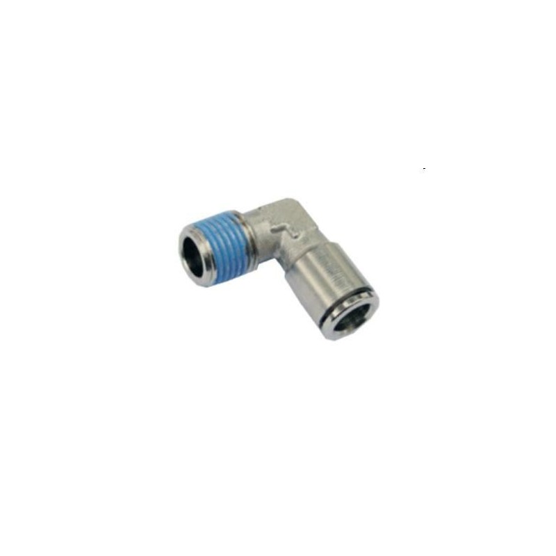 gomito fisso maschio da 1/4 per rilsan da 6