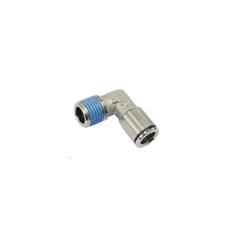 gomito fisso maschio da 1/4 per rilsan da 8