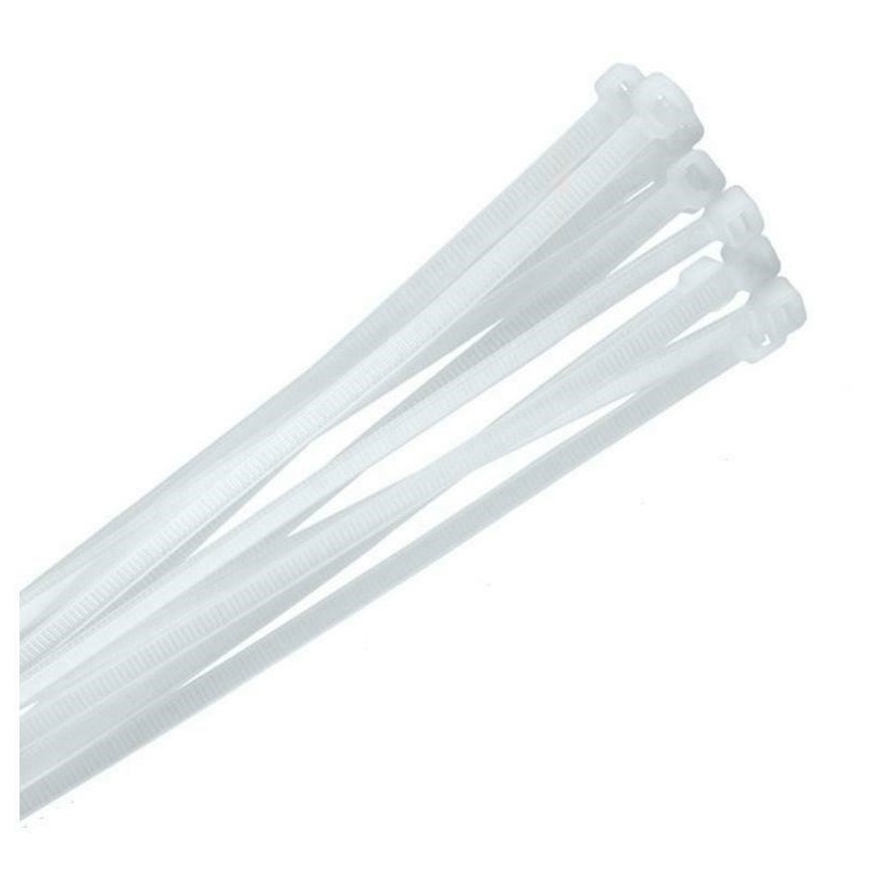 fascette bianche 2.5x100 pz.100       5203