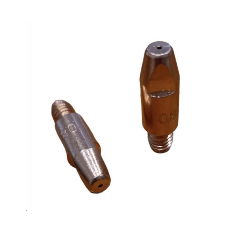punta guidafilo per torcia saldatrice m6x28 d. 0.8