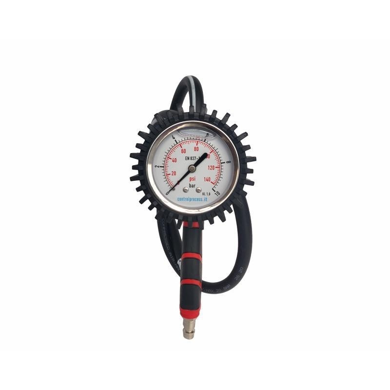 gonfiagomme professionale manometro mm.63 glicerina