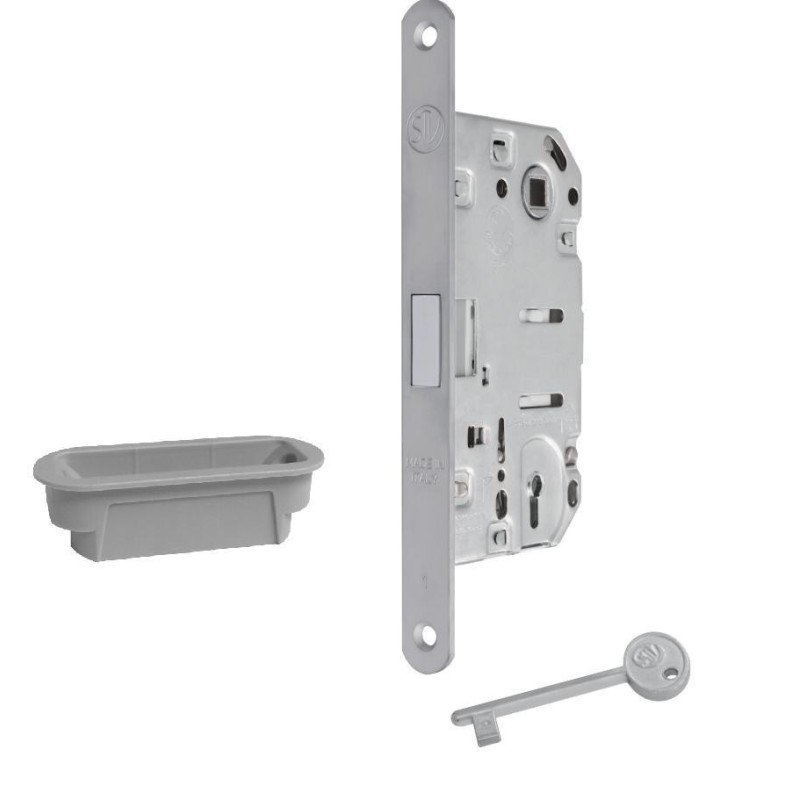 serratura magnetica e 50 silver con contropiastra w7