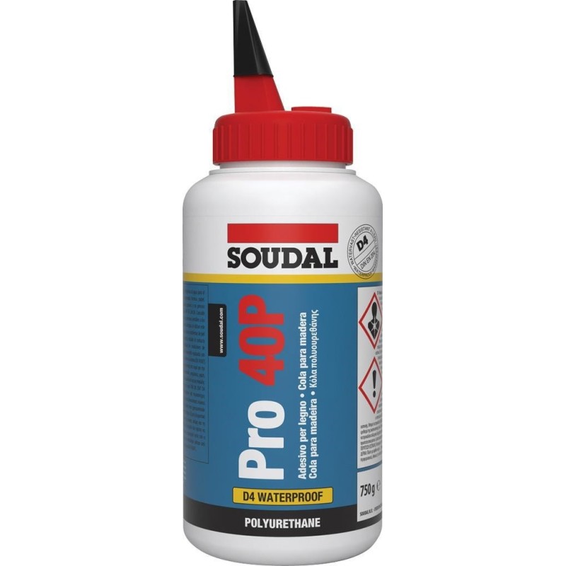 colla poliuretanica pro 40p d4 750 gr.