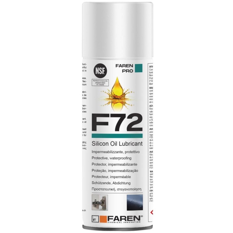 lubrificante al silicone f72 400ml.