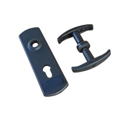 kit maniglia e placca basculante cilindro europeo