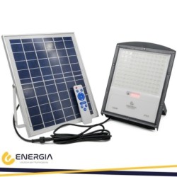 pannello solare con proiettore a led 100w 6000 °k