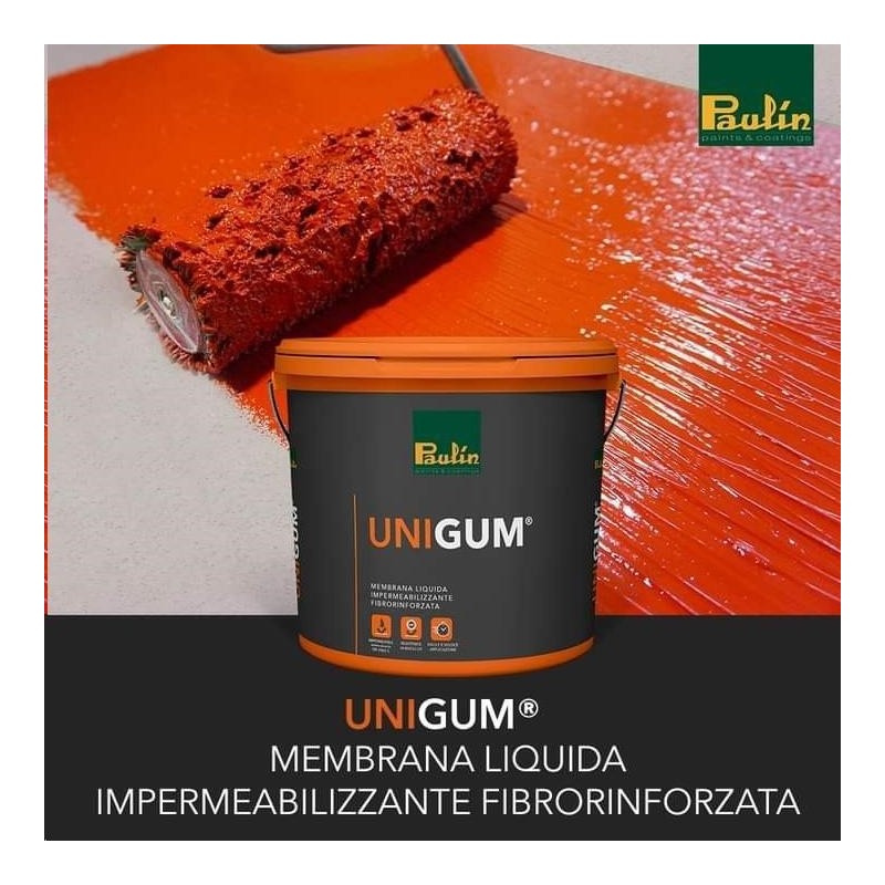 unigum membrana grigia impermeabilizzante fibrata kg.5