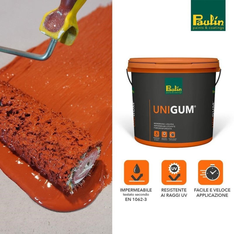 unigum membrana grigia impermeabilizzante fibrata kg.1