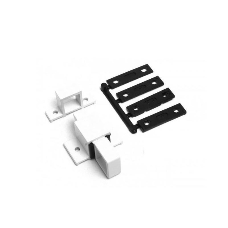 cricchetto alluminio bianco ral 9010