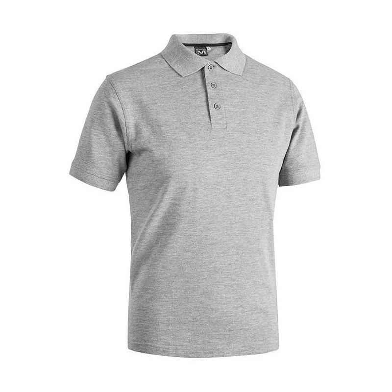 polo fox 100% cotone grigio melange scuro