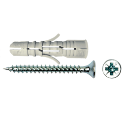 tassello universale nylon c/vite 8x40