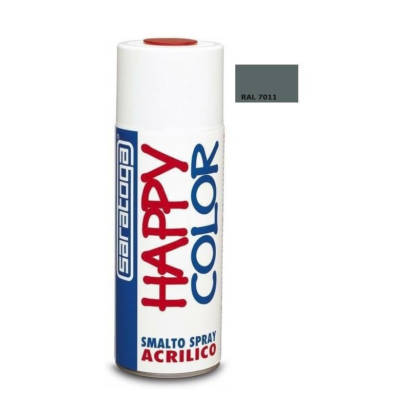 bomboletta spray grigio ferro ral.7011 ml.400