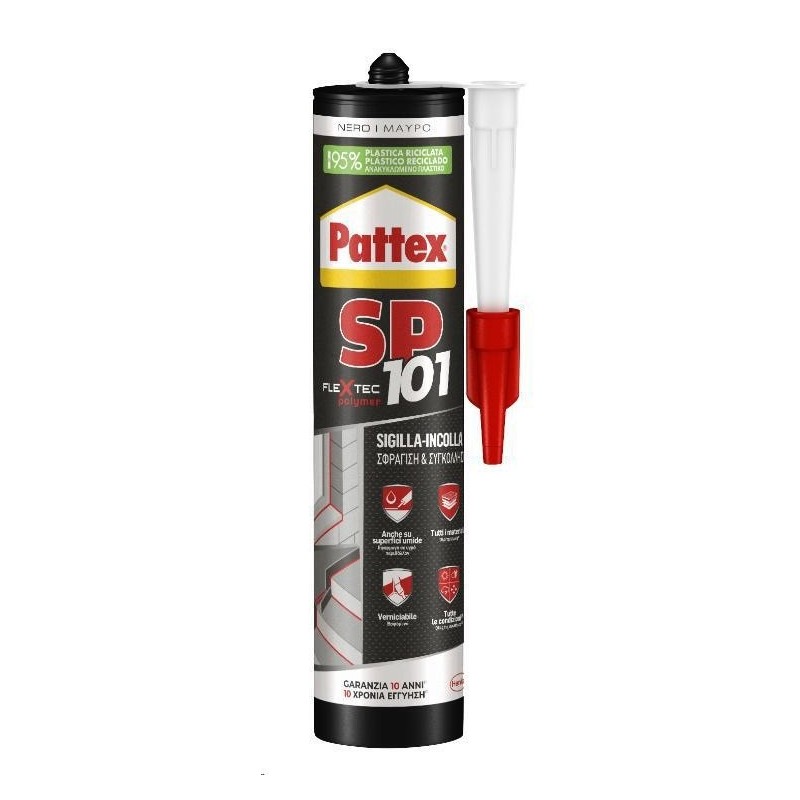 sp101 sigillante collante nero 280ml.
