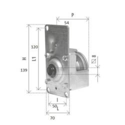 arganello bgm b50 grande portata 50 kg