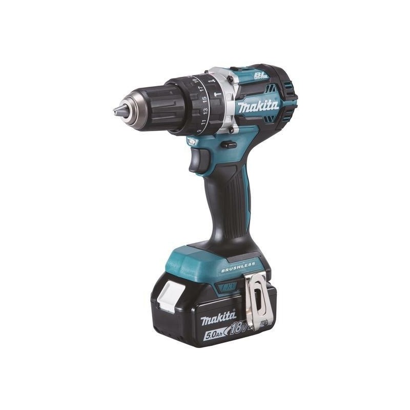 trapano avvitatore c/perc 18v 5ax2bl motor 60nm