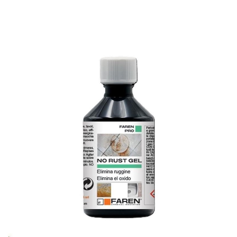 no rust gel elimina ruggine pavimenti 250 ml.