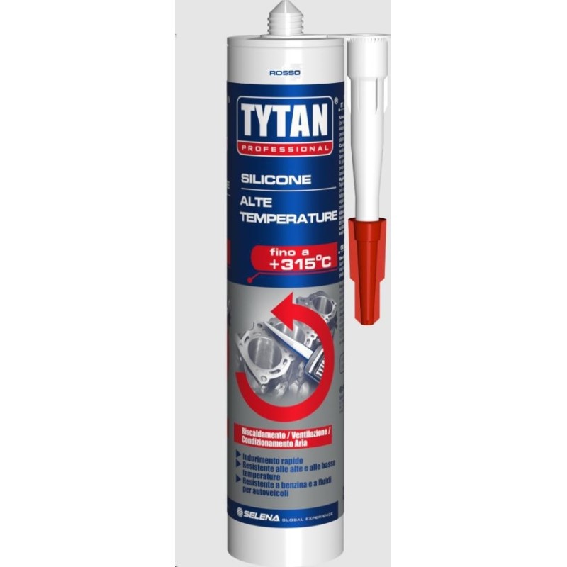 silicone alta temperatura 315°rosso 310ml.