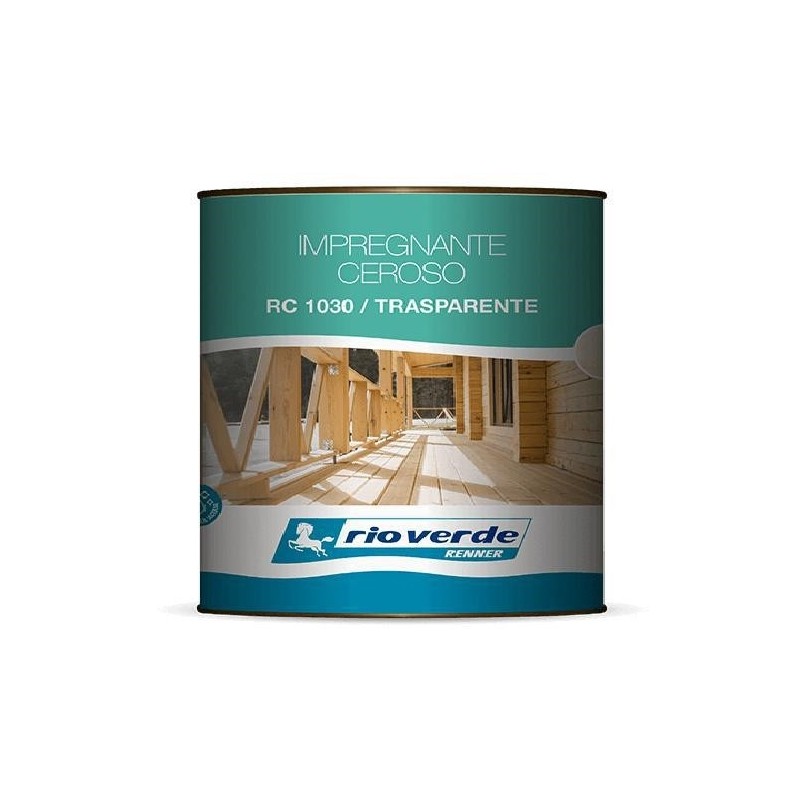 impregnante cerato all'acqua trasparente l.2.5
