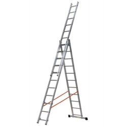 scala alluminio modula tripla 3x11