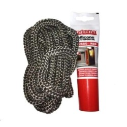 kit treccia tonda+silicone mm 10 per stufe