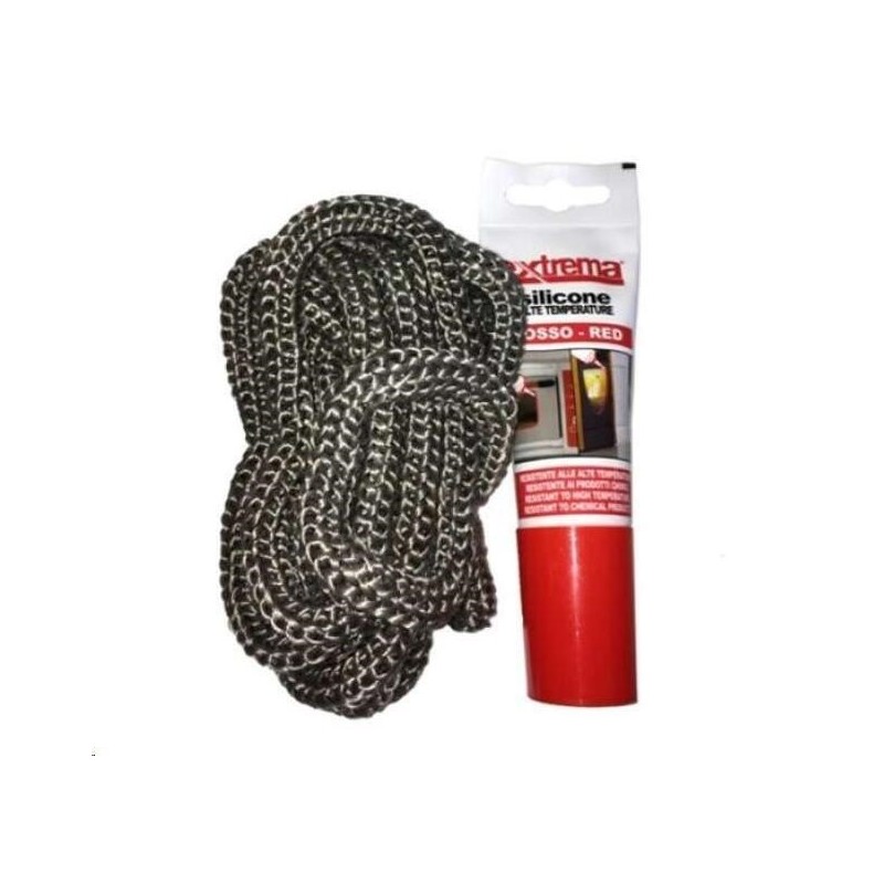 kit treccia tonda+silicone mm 10 per stufe
