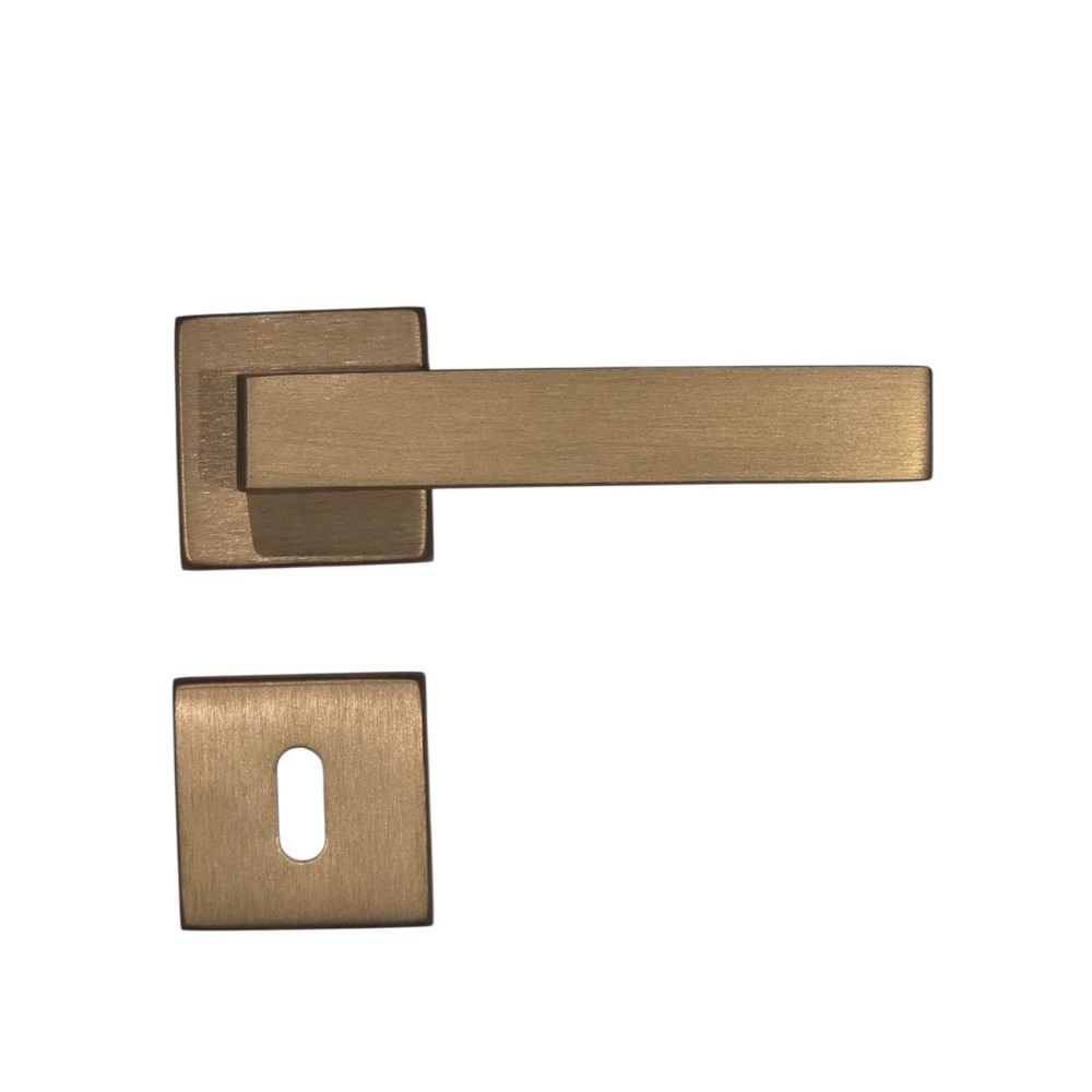 Doppia Maniglia Quadra Angolo 448 Bronzo
