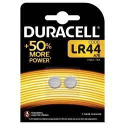 batteria piatta duracell lr44 pz.2