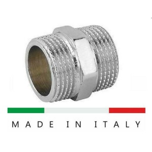 Nipples Da 3/8 Ottone Cromato