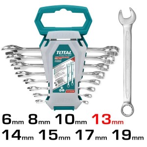Set 8 Chiavi Combinate 6-19 Cv Box