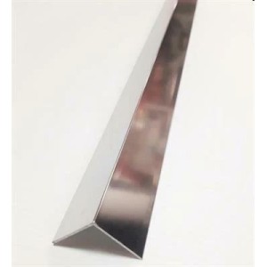 Angolare Alluminio 30X30 Acciaio Lucido M.2