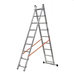 scala alluminio modula doppia 2x9 al315
