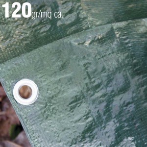 Telo Occhiellato 8X10 Gr/Mq 120