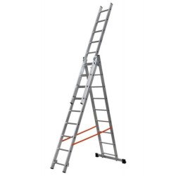 scala alluminio modula tripla 3x9 al415