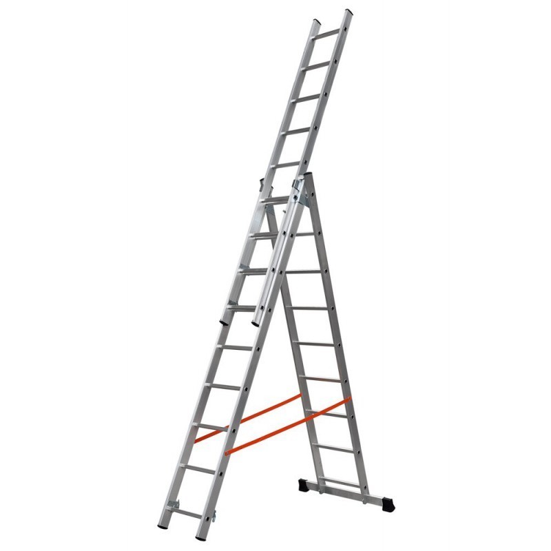 scala alluminio modula tripla 3x9 al415