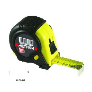 Flessometro Metrica 3 Bottoni Giallo M.5X25