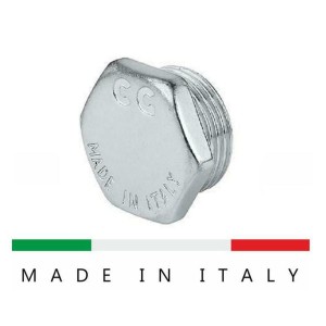 Tappo Maschio 3/4 Ottone Cromato