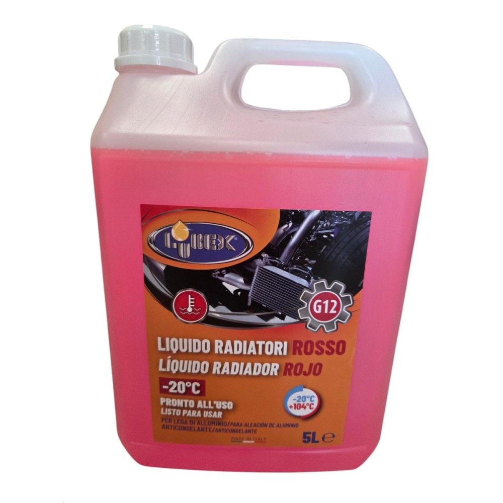Lubex Liquido Antigelo Radiatore Rosso Lt.5