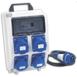 quadro da cantiere 4 prese 16a+t220v