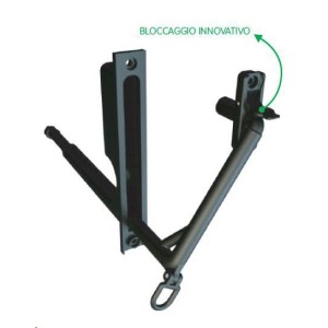 FERMA ANTA UNIVERSALE ASCOMPARSA SAFEBLOCK CM.75 NERO