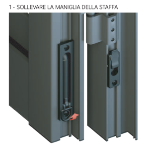 FERMA ANTA UNIVERSALE ASCOMPARSA SAFEBLOCK CM.75 NERO