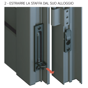 FERMA ANTA UNIVERSALE ASCOMPARSA SAFEBLOCK CM.75 NERO