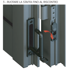 FERMA ANTA UNIVERSALE ASCOMPARSA SAFEBLOCK CM.75 NERO