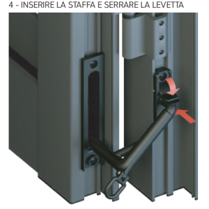 FERMA ANTA UNIVERSALE ASCOMPARSA SAFEBLOCK CM.75 NERO