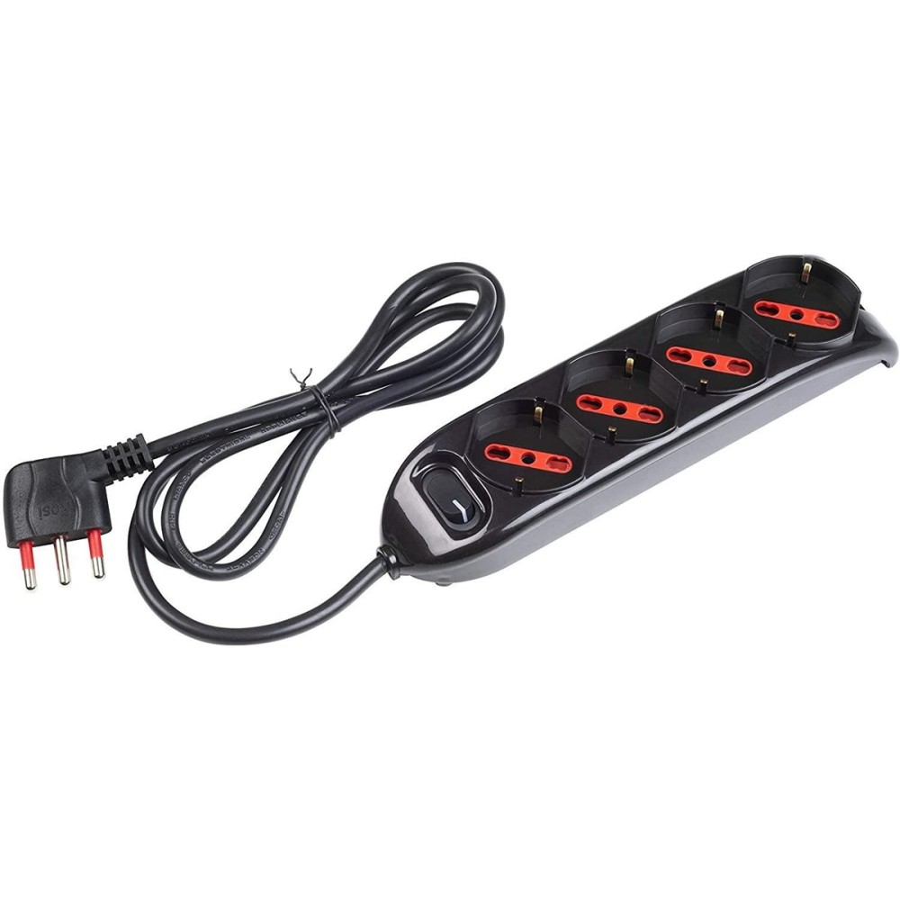 MULTIPRESA CIABATTA NERA INT.4P