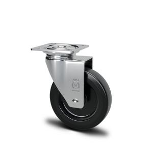 Ruota Gomma Con Piastra...