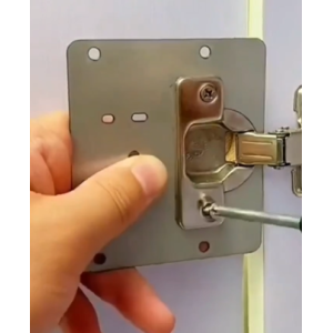 Piastra Di Riparazione Inox Per Cerniere A Scatto