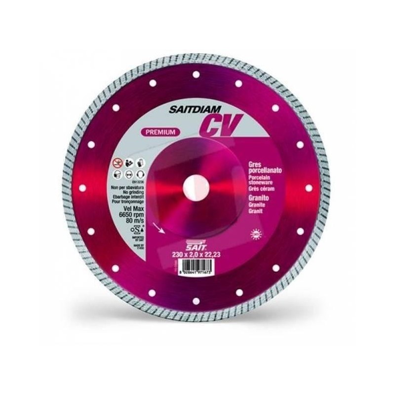 disco diamantato 230x2x22.23 gres porcellanato cv