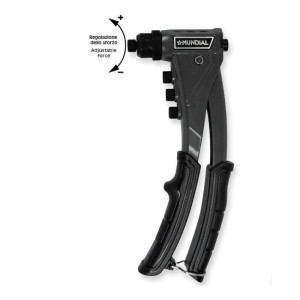 RIVETTATRICE PROFESSIONALE CON REGOLAZIONE SFORZO